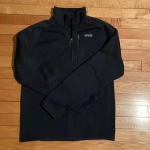 Patagonia Better Sweater 1/4 zip in Navy